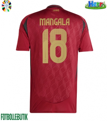 Belgien Orel Mangala #18 Hemmatröja EM 2024 Kortärmad